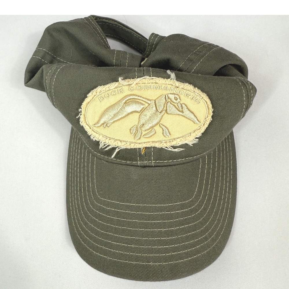 Duck Commander Hat Olive Green‎ Embroidered Logo Patch Cotton Baseball Cap